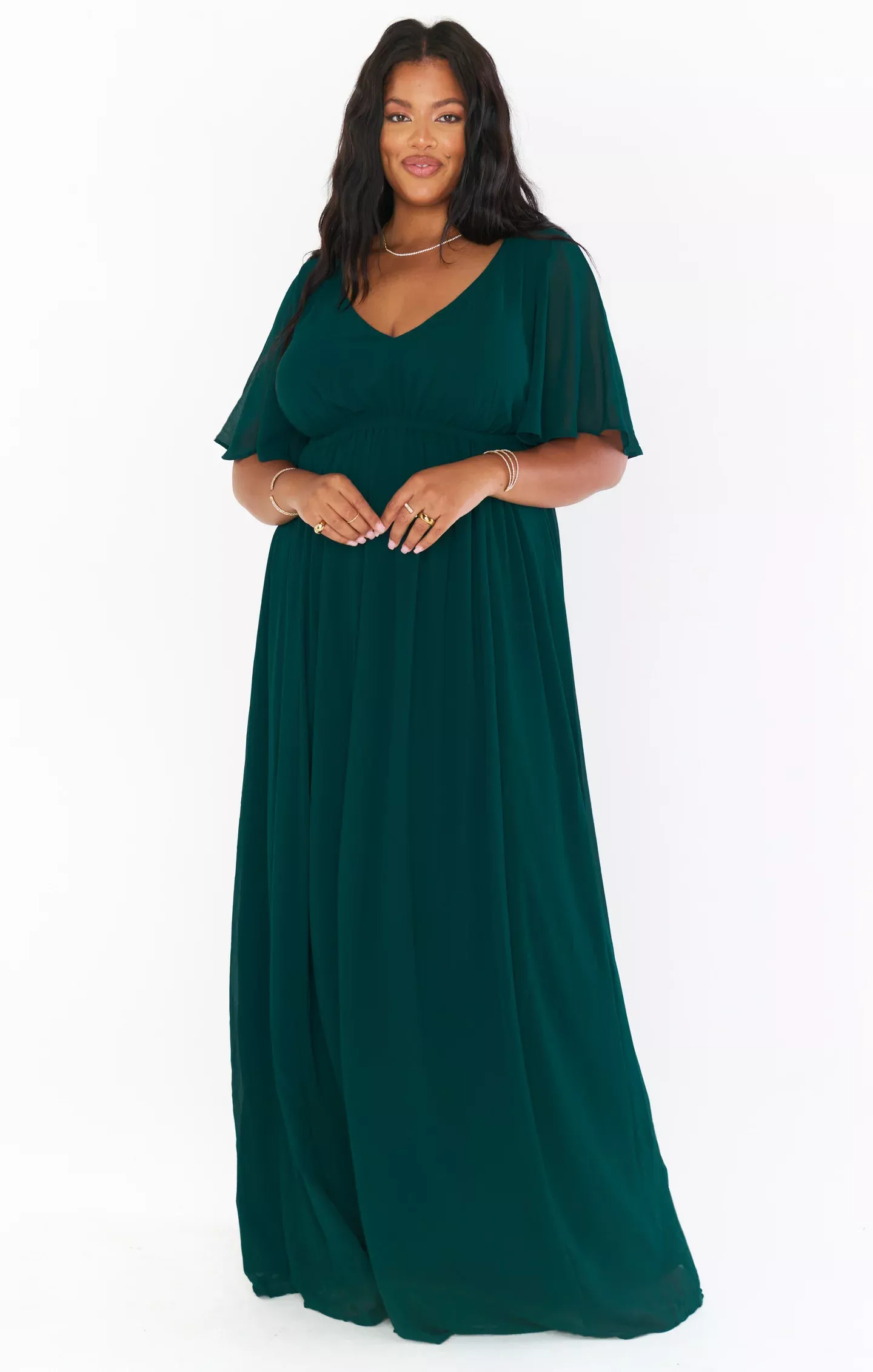 Emily empire maxi store dress