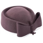 Women Princess Style Wool Felt Pillbox Cocktail Hat Fascinator Beret  A253 | eBay | eBay US