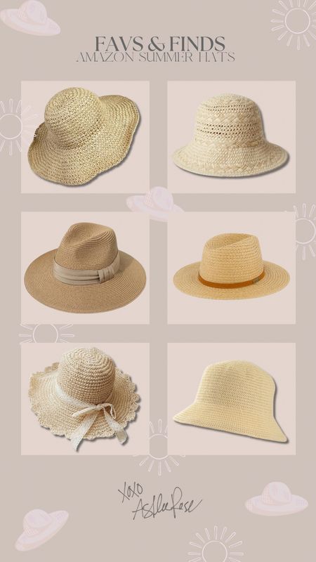favs & finds: the perfect hat for summer. 🌞👏 all linked on my Amazon storefront! 

Summer Hats, Amazon Fashion 