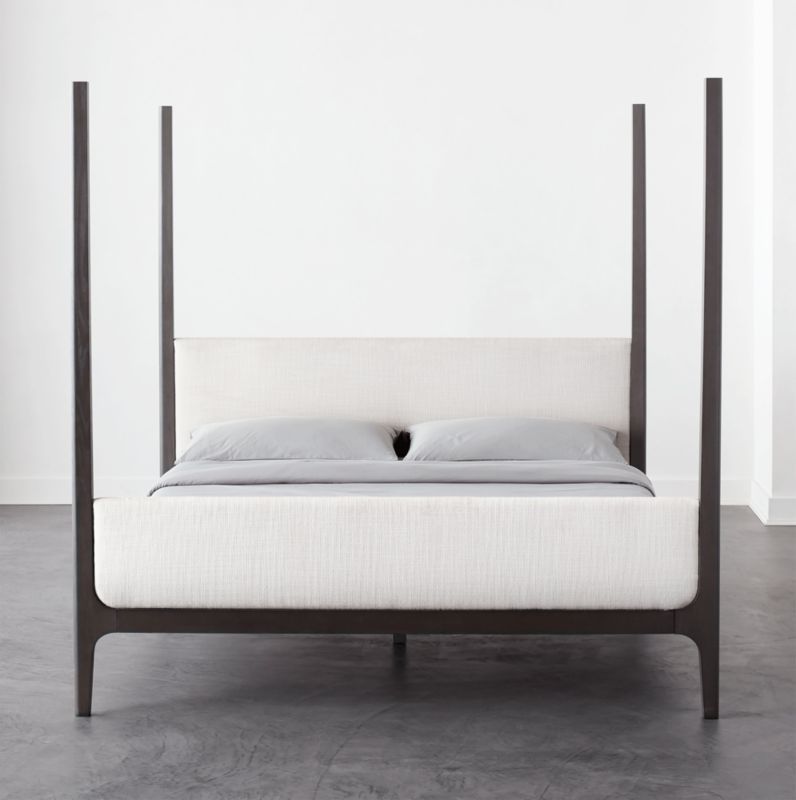 Melrose Canopy King Bed + Reviews | CB2 | CB2