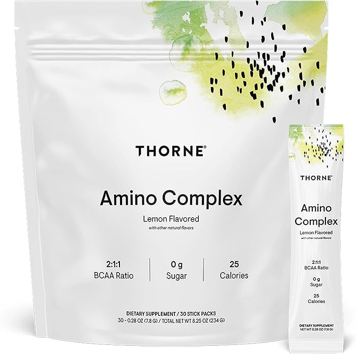 THORNE - Amino Complex - Clinically-Validated EAA and BCAA Powder for Pre or Post-Workout - Promo... | Amazon (US)