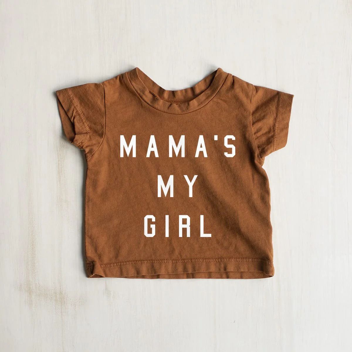 Kids Mama's My Girl T Shirt in Football Color - Ford And Wyatt | Ford and Wyatt