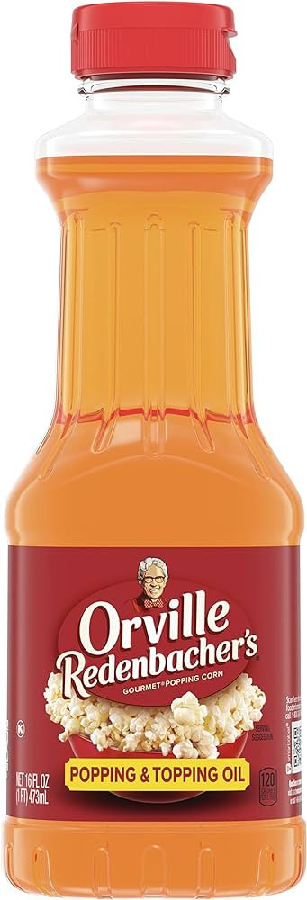 Orville Redenbacher's Popping & Topping Buttery Flavored Oil, 16 Fluid Ounce | Amazon (US)