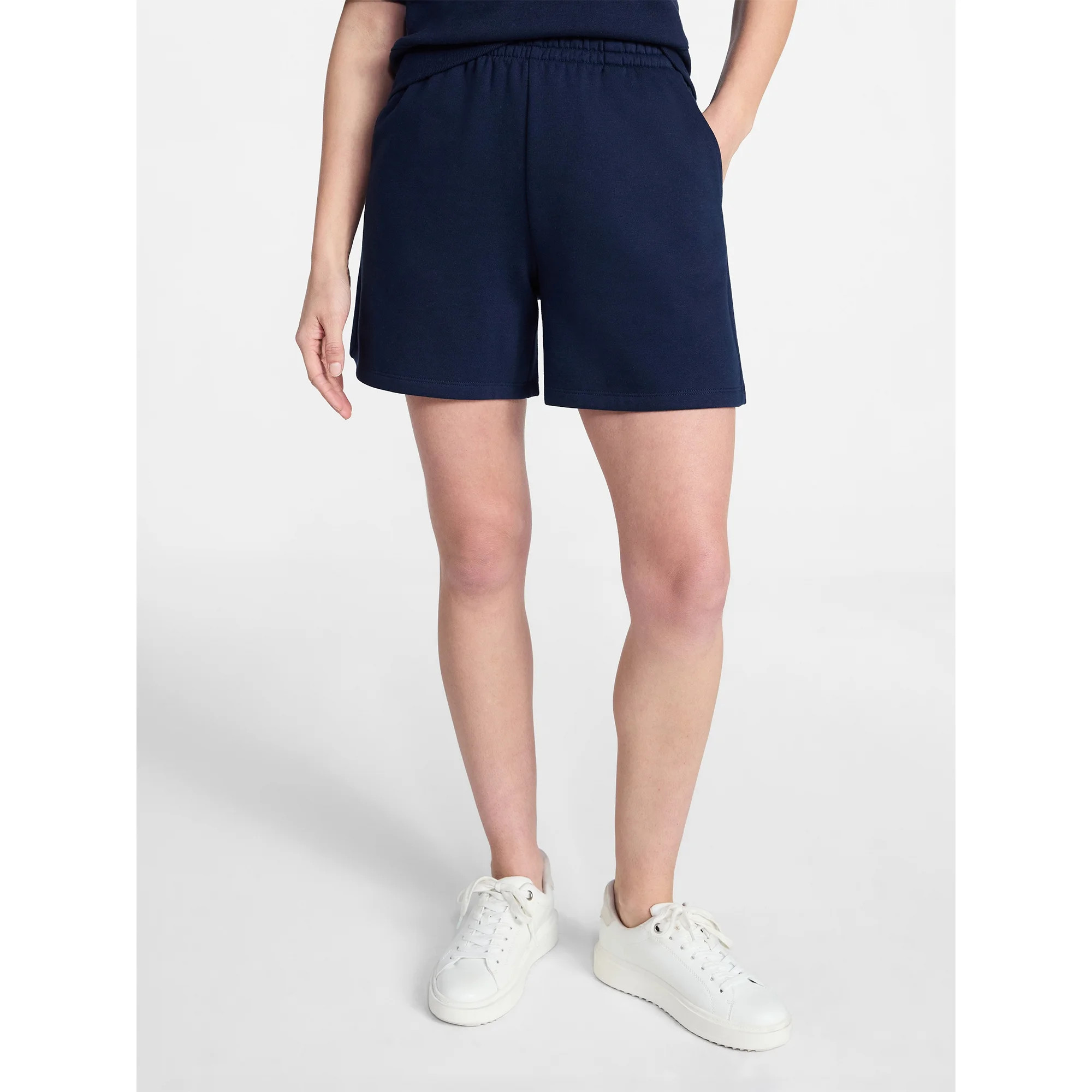 Time and Tru Women's Fleece Shorts, Size XS-XXXL - Walmart.com | Walmart (US)