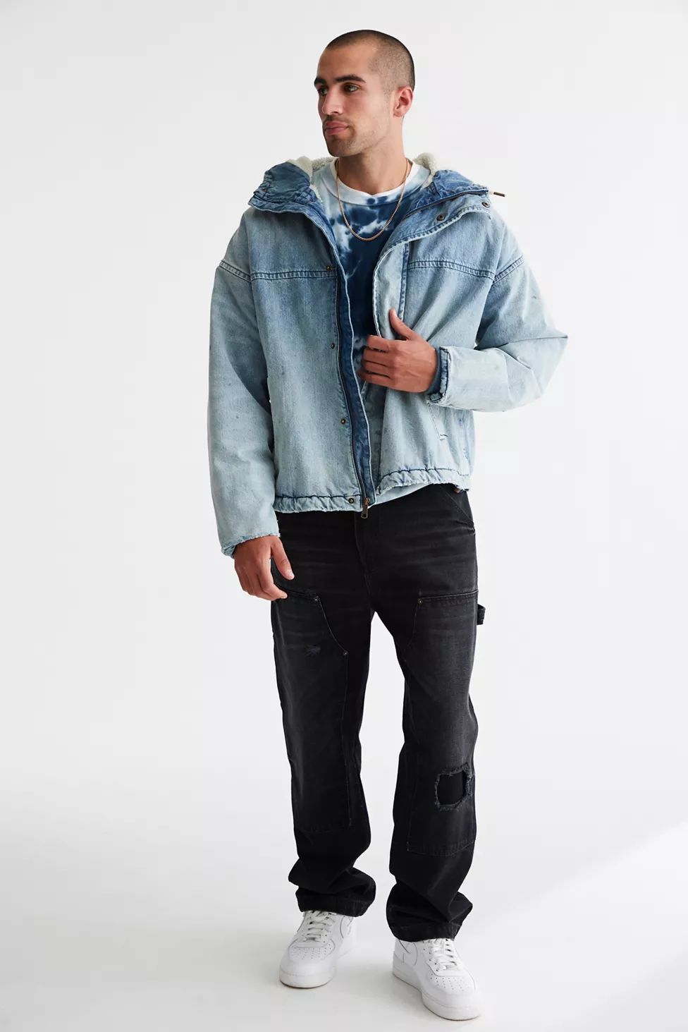 BDG River Hooded Denim Work Jacket | Urban Outfitters (US and RoW)