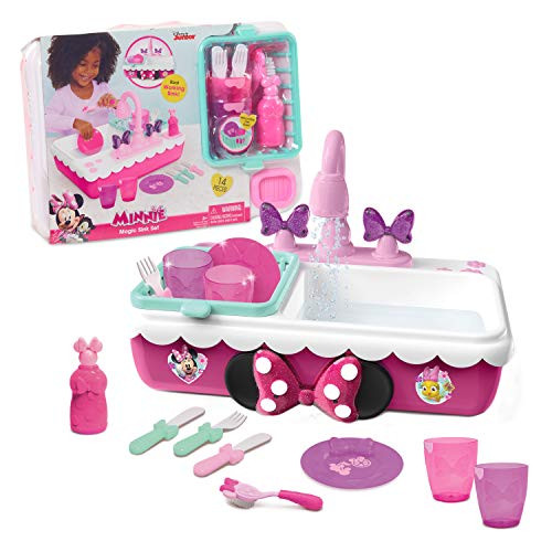 Minnie's Happy Helpers Magic Sink Set, Pretend Play Working Sink, Kids Toys for Ages 3 Up by Just Play | Amazon (US)