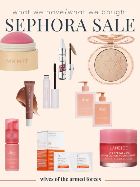 Sephora sale has lots of fun new products we have been wanting to try like the merit blush and Anastasia brow freeze in a tube! Plus some of our favorites!

#LTKbeauty