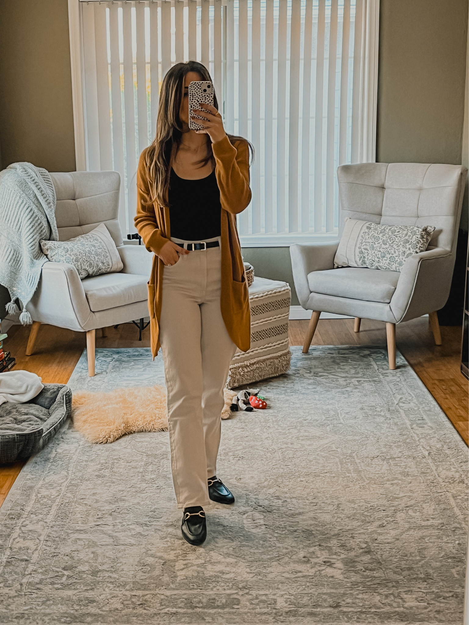 Wearing jeans that aren’t blue, and a cardigan from like 4 years ago. #abercrombie has the best fits for denim. I love the Curve Love styles  

#LTKSeasonal