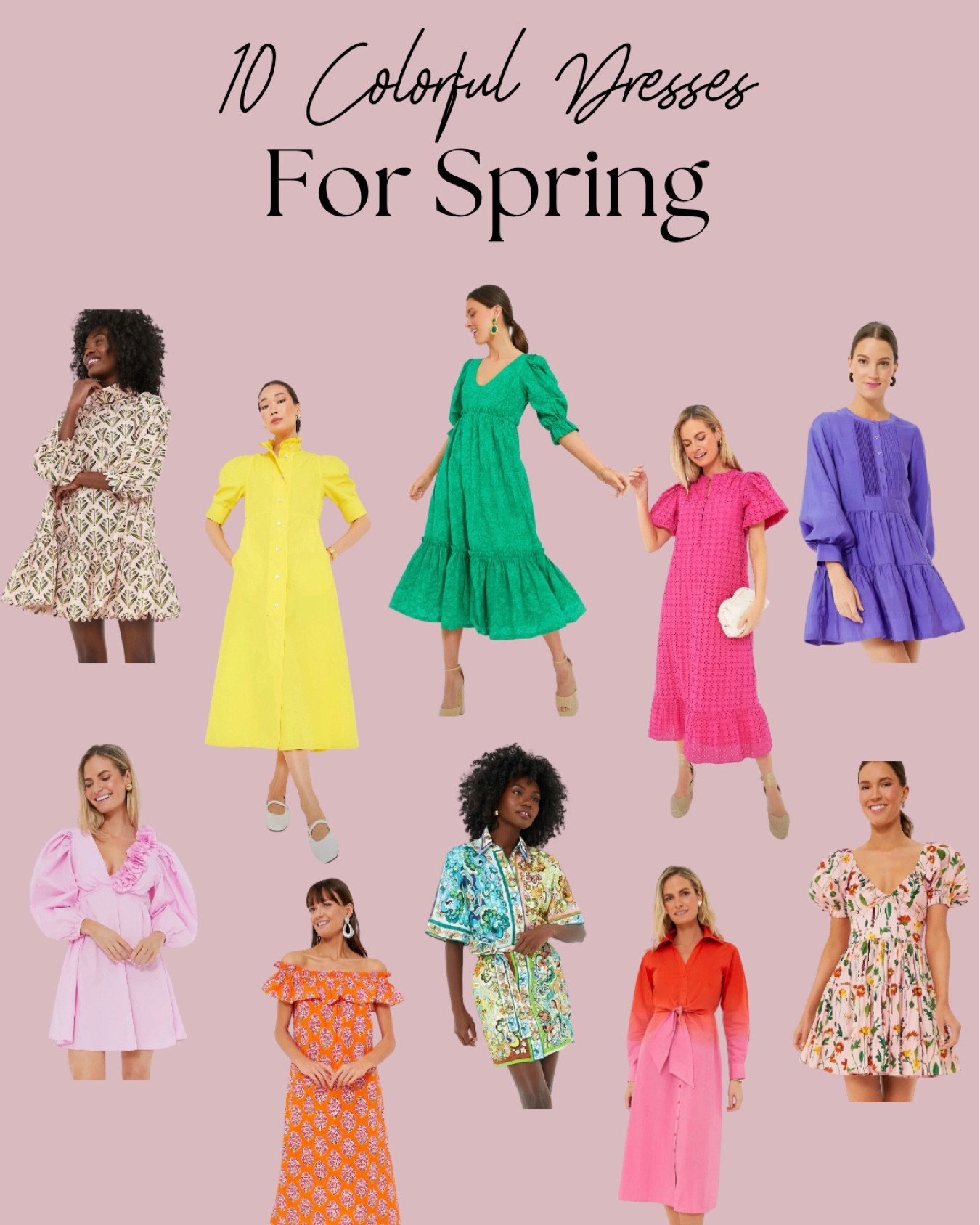 10 colorful dresses for spring

#LTKstyletip #LTKSpringSale #LTKMostLoved