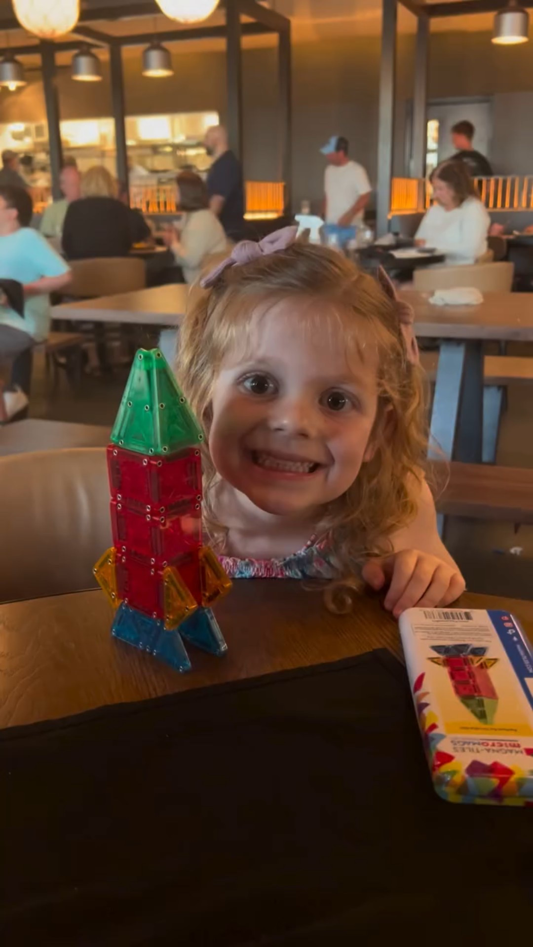 
✨ These Micro MagnaTiles are a game-changer for eating out with kids — they come in a metal case, are perfect for travel, and keep my little ones happily building and creating while we wait for food. 
🙌 I keep them in our busy bag and they’re always a hit! Easy to clean up, screen-free, and quiet. Total win.

#momlifehacks #kidstravelactivities #restaurantbagessentials #screenfreefun #celebratingwithkids 



#LTKKids #LTKFamily