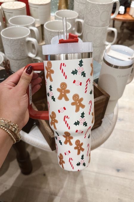 Christmas tumbler 🎁❤️ this is so adorable and would make the cutest gift! + they’re 2 for $50 - linking my favs here  

#giftidea #tumbler #teachergift #christmas #christmasgift #christmascup #gingerbread 

#LTKHoliday #LTKGiftGuide #LTKfindsunder50