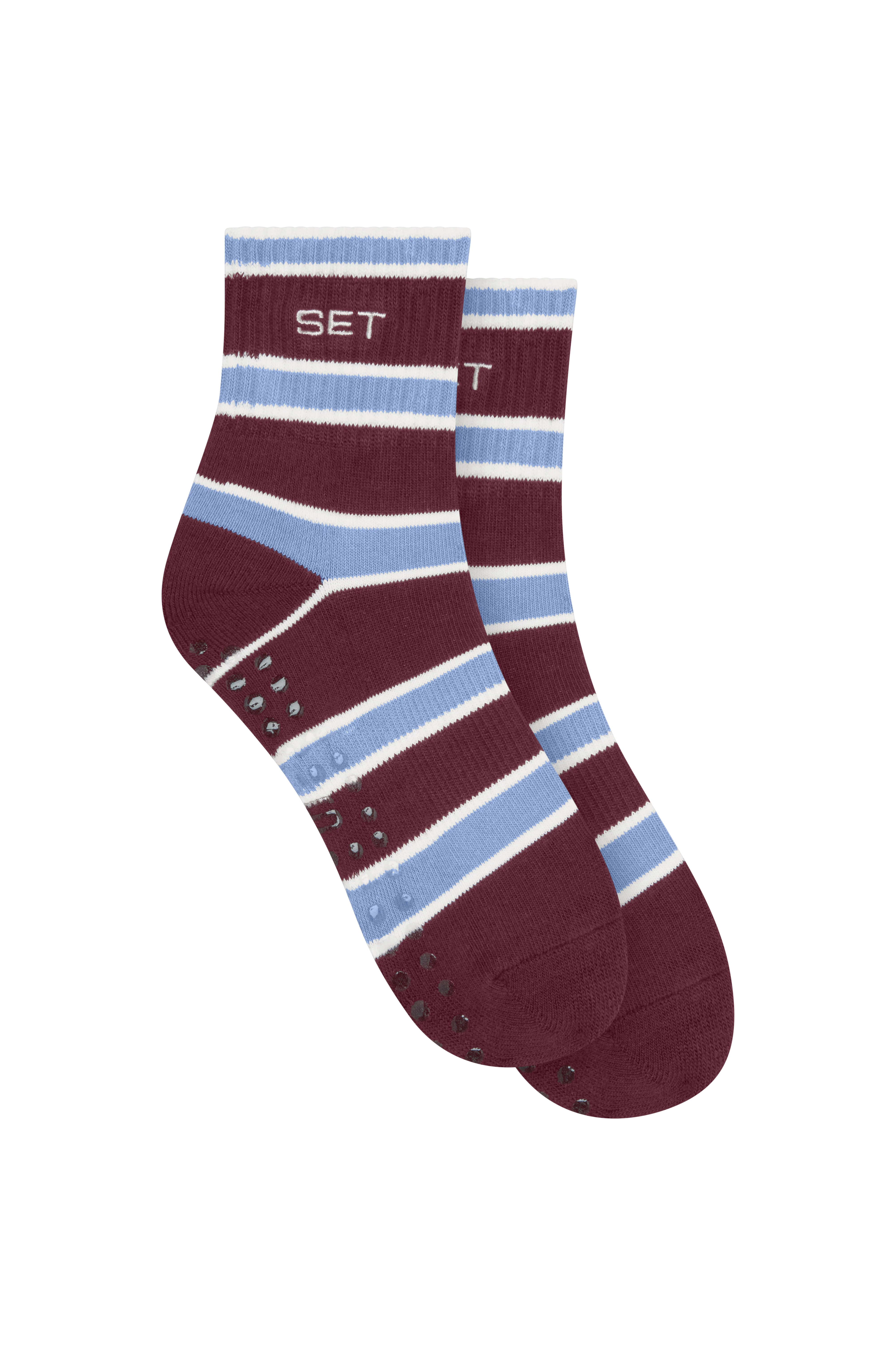 SET STRIPE SHORTY GRIP SOCKS - COASTER | SET Active