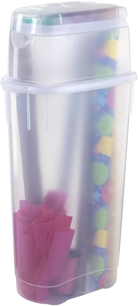 Rubbermaid Wrap N’ Craft, Plastic Storage Container for Wrapping Paper and Crafting Supplies, F... | Amazon (US)