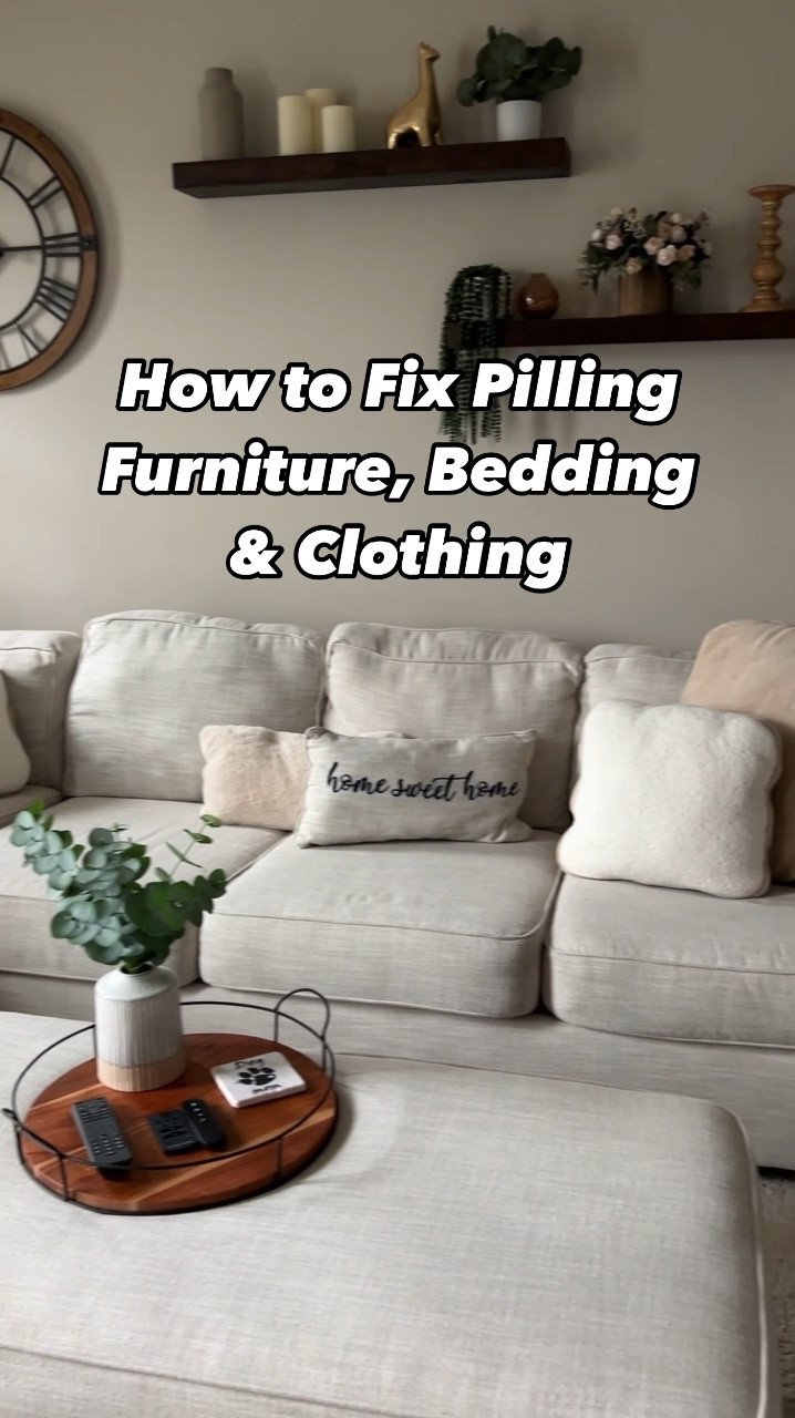 A good quality fabric shaver is a MUST for any home. This one is generally under $25 (sometimes with coupon) and really gets the job done! Can use it on couches, bedding, furniture, clothing or anything that pulls. Comes with multiple different bases for different fabrics!

#LTKVideo #LTKfindsunder50 #LTKhome