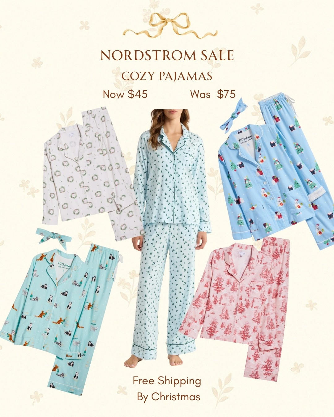 Nordstrom Sale- cozy pajamas $45 from $75. 🎁

#LTKSaleAlert #LTKGiftGuide #LTKFindsUnder50
