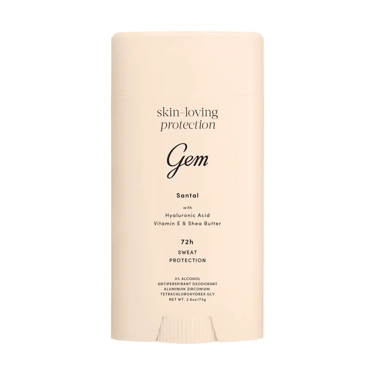 Gem Skin-Loving 72hour Protection Antiperspirant Deodorant Stick: Santal 2.6 oz | Walmart (US)