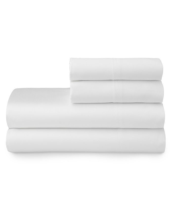 Martha Stewart Collection 250 Thread Count 100% Egyptian Cotton 4-Pc. Sheet Set, King & Reviews -... | Macys (US)