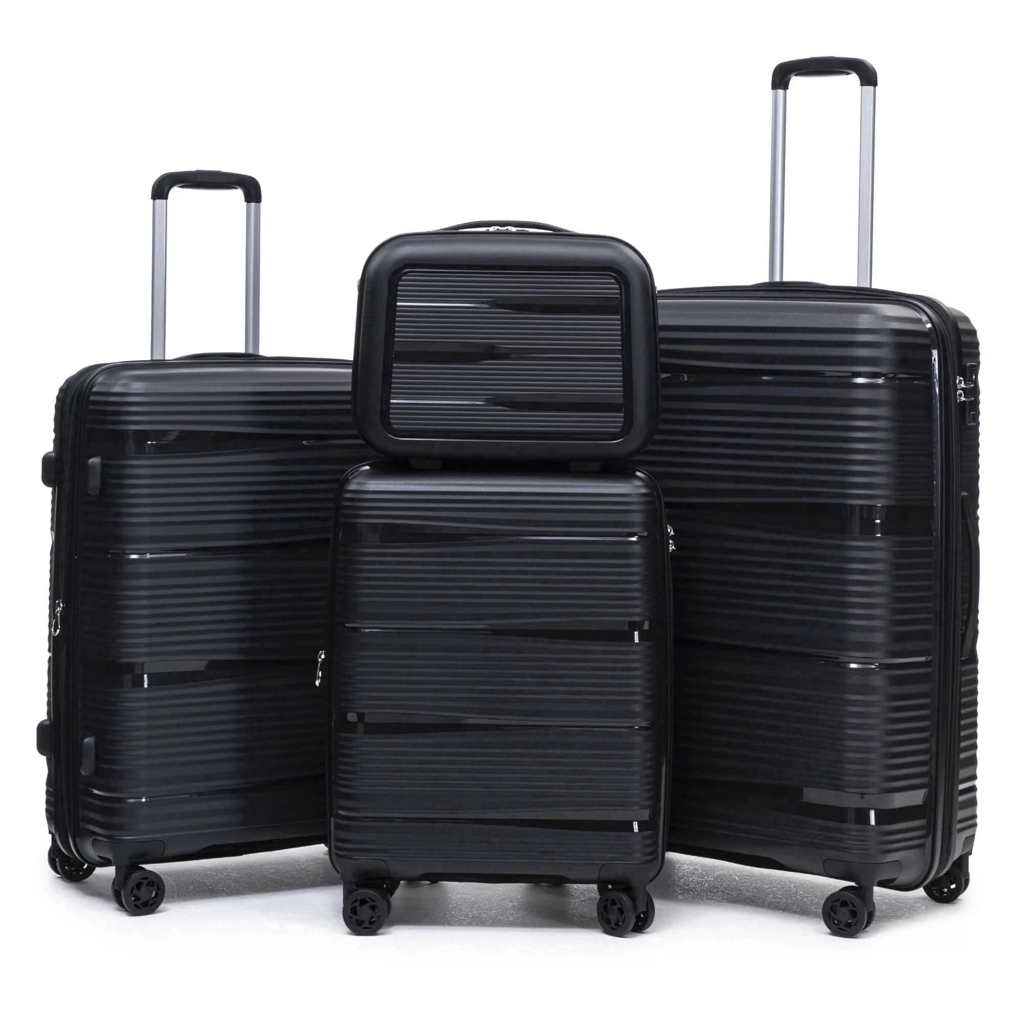 Rosamo 4-Piece Hardside Luggage Set, Expandable Rotating Luggage Compartment With TSA Lock, Light... | Walmart (US)
