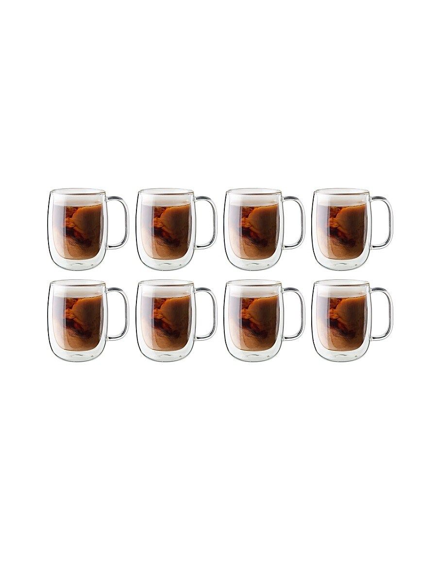 ZWILLING J.A. Henckels Sorrento Plus 8-Piece Double-Wall Glass Coffee Mug Set | Saks Fifth Avenue OFF 5TH