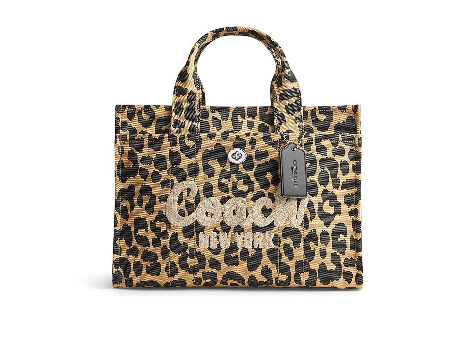COACH Cargo Tote with Leopard Print (Leopard) Tote Handbags | Zappos