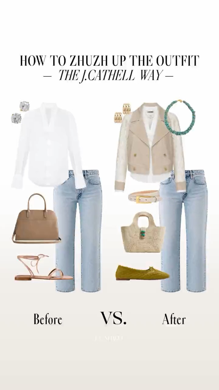 How to Zhuzh Up the Outfit ✨

The J.Cathell way—where it’s all in the details. Think elevated accessories, intentional layering, and those finishing touches that take a look from basic to done.

It’s not about more, it’s about better. Save this for styling inspo and tap to shop the pieces that make the difference. 🤍

#LTKStyle #StylingTips #OutfitDetails #ElevatedStyle #WardrobeInspo #LTKFinds
 

 

#LTKootd #LTKSeasonal #LTKOver40