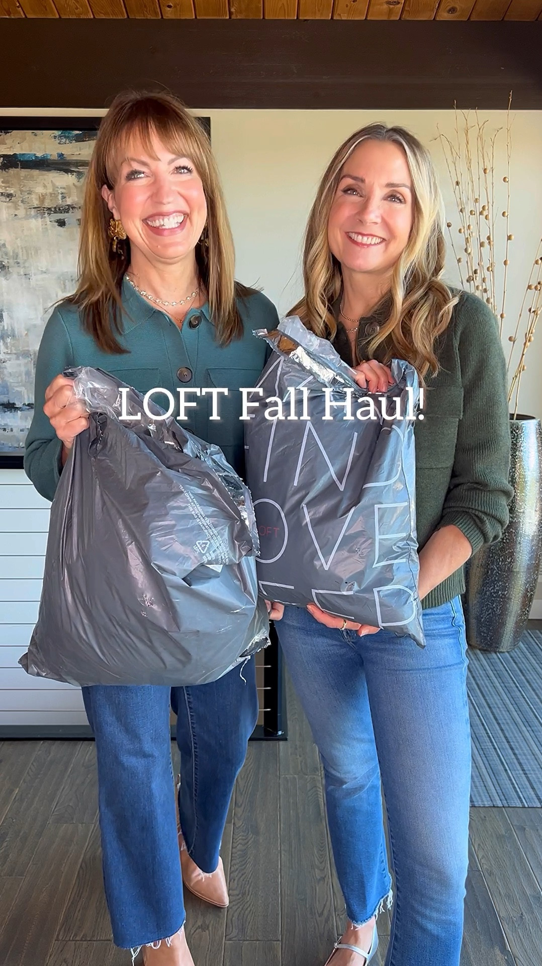 Comment LOFT to shop! You’ve been loving our @loft hauls and these new fall arrivals don’t disappoint!🍁 Currently on sale + use our code LSW10 for an extra 10% off full price items when you shop through our Loft Storefront!

The colorblock sweater has flown off the shelves, so it’s linked in a different color. And Krista LOVES these wide leg jeans—she literally threw out a similar designer pair to give these VIP status!!🏆 Wearing small in tops and 25/2 in bottoms. 

HOW TO SHOP:
1️⃣Comment LOFT and we’ll send a link to shop on our Loft Storefront 
2️⃣Click link in bio to shop
3️⃣Watch our stories for links
4️⃣Links saved in October Highlights 

Fall outfit, work outfit, teacher outfit, family picture outfit, weekend outfit, striped trouser, Sherpa coat, 

#LTKSaleAlert #LTKOver40 #LTKFindsUnder50