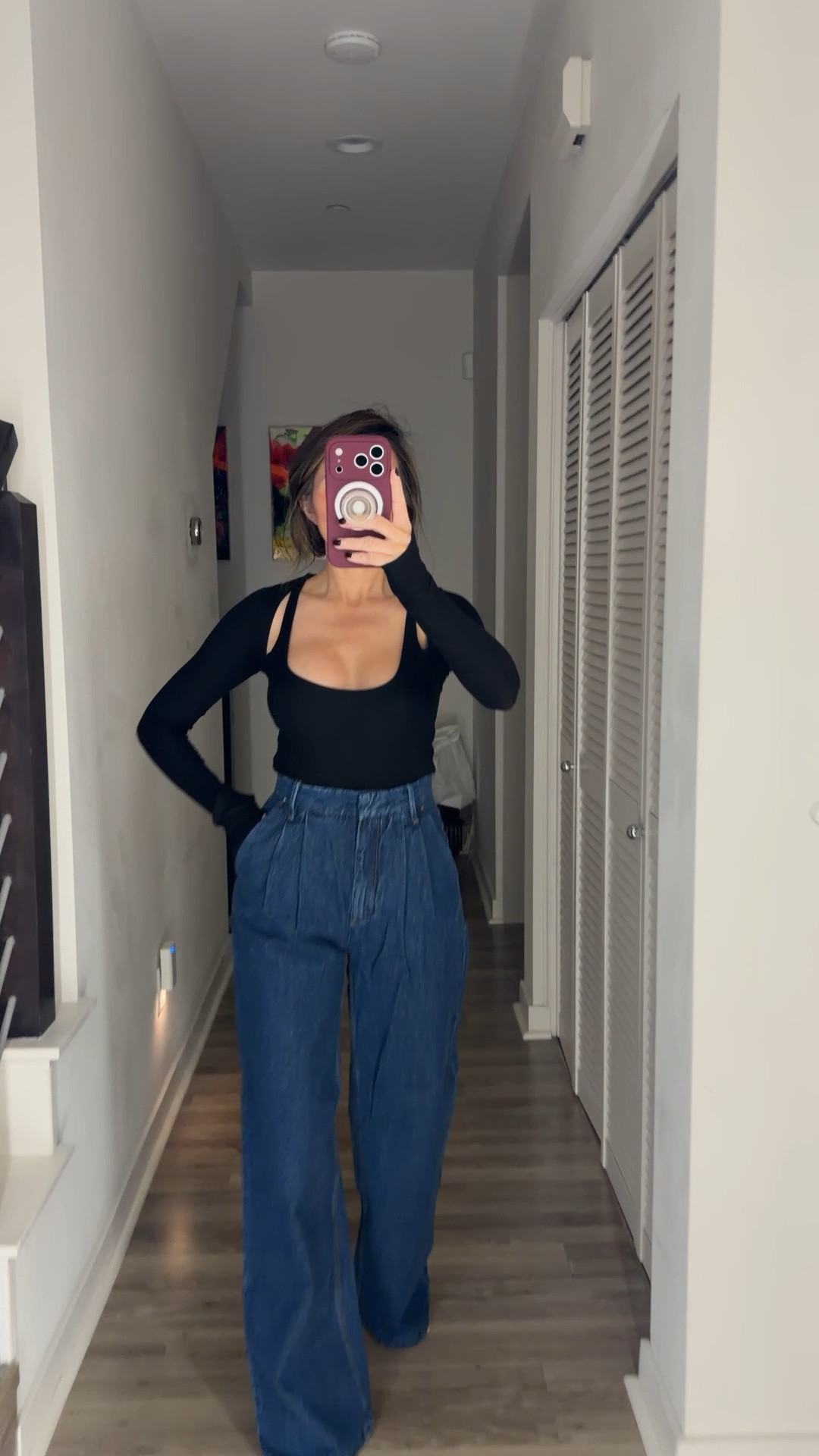 OOTD ⚡️ Trouser jeans are restocked in new colors. Styled with the softest shirt from one of my favorite brands. It’s cool and edgy. 

Casual outfit, ootd, trouser jeans, going out top, The Stylizt 



#LTKdayinmylife #LTKootd #LTKOver40