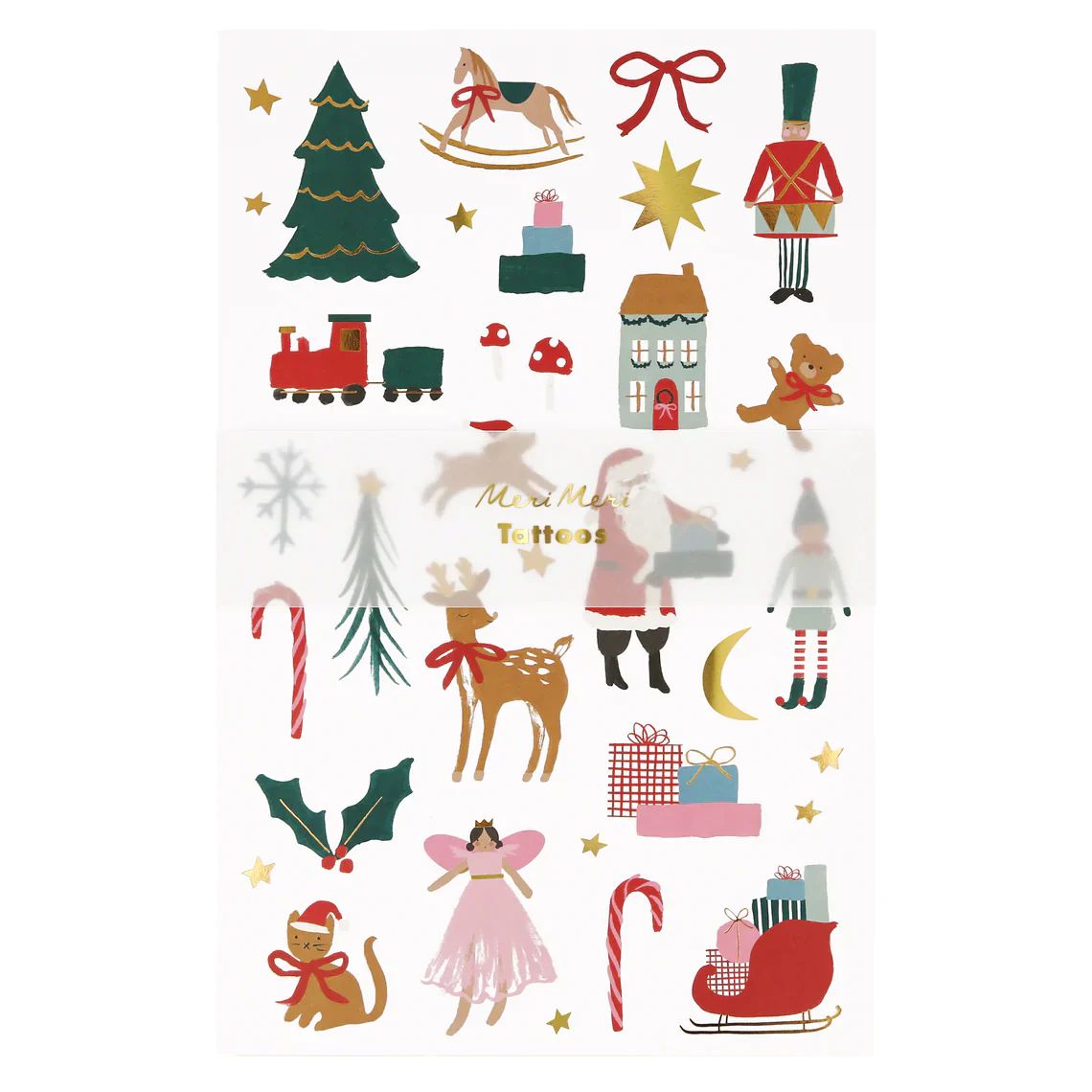 Christmas Tattoo Sheets (Set of 2) | Ellie and Piper