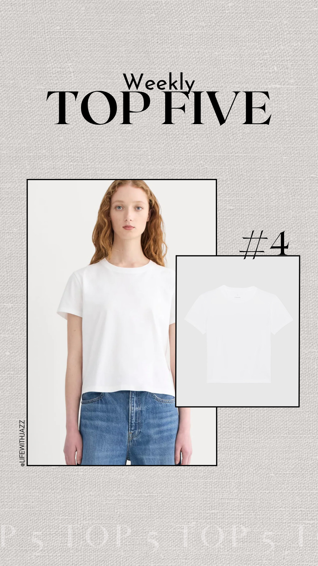 #4 bestseller this week: everlane tee 

one of my most recommended tees -- size up for a looser fit

comes in tons of colors + in a pocket version 

a staple for your closet 

 #LTKSeasonal