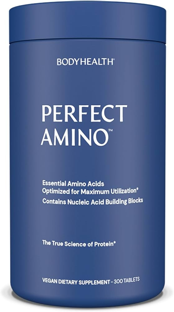 BodyHealth PerfectAmino (300 Tablets) Essential Amino Acid Supplement with BCAA and EAA, Muscle R... | Amazon (US)