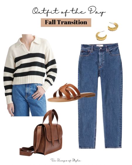 Fall sweater outfit!
25 short curve love jeans
XS organic cotton sweater with free shipping and returns 
Leather bag 30% off

#LTKSale