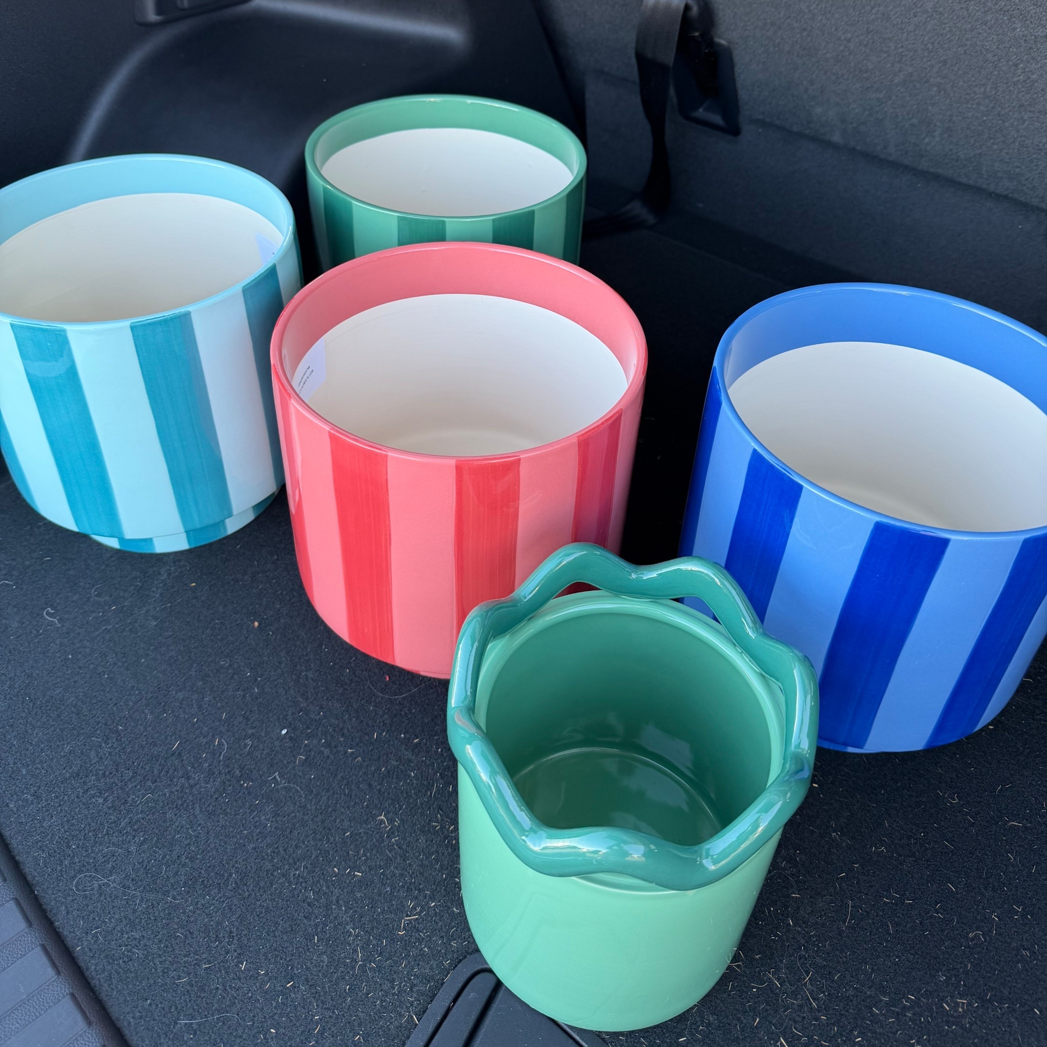 Obsessed with these striped planter pots! Love the colors 😍 

#LTKSeasonal #LTKHome