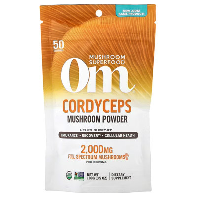 Om Mushrooms Mushroom Powder, Cordyceps, 3.5 oz (100 g) | Target