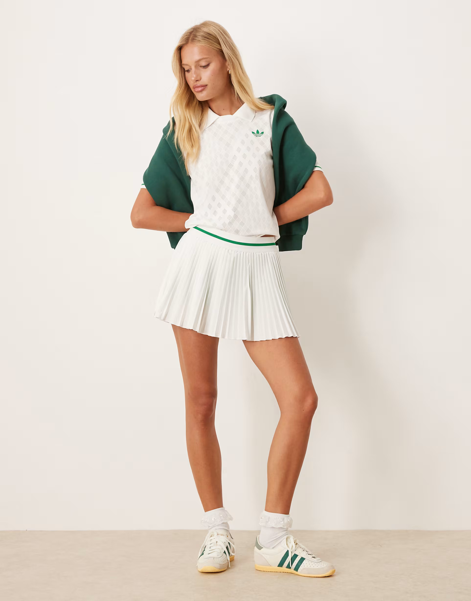 adidas Originals Grand Slam tennis skirt in white | ASOS (Global)