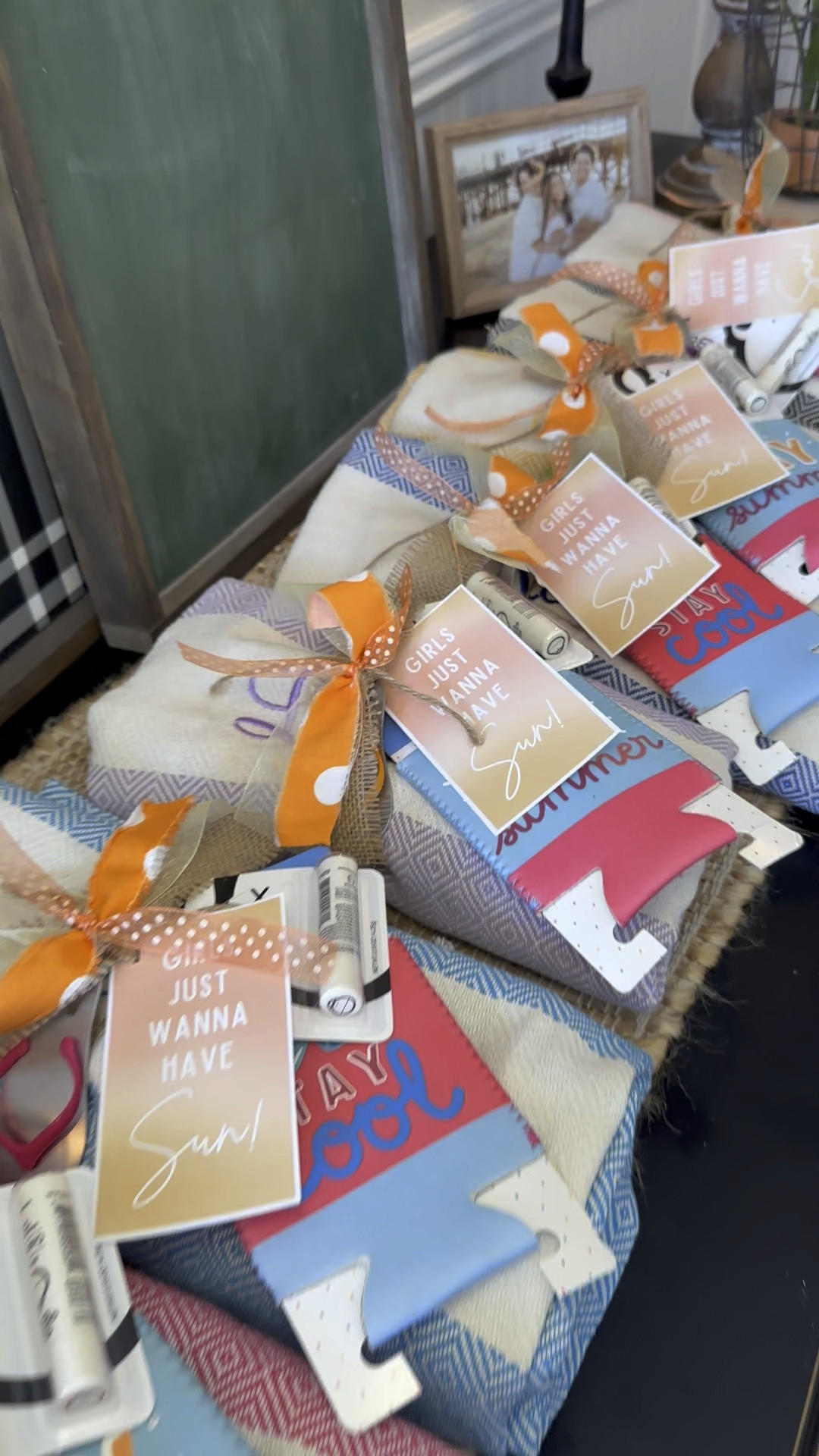 Summer fun gifting idea! Girls Just Wanna Have Sun☀️ This gift tag can be paired so many different ways. Here is a fun idea that is for the girls. Happy Gifting! 

#LTKVideo #LTKSeasonal