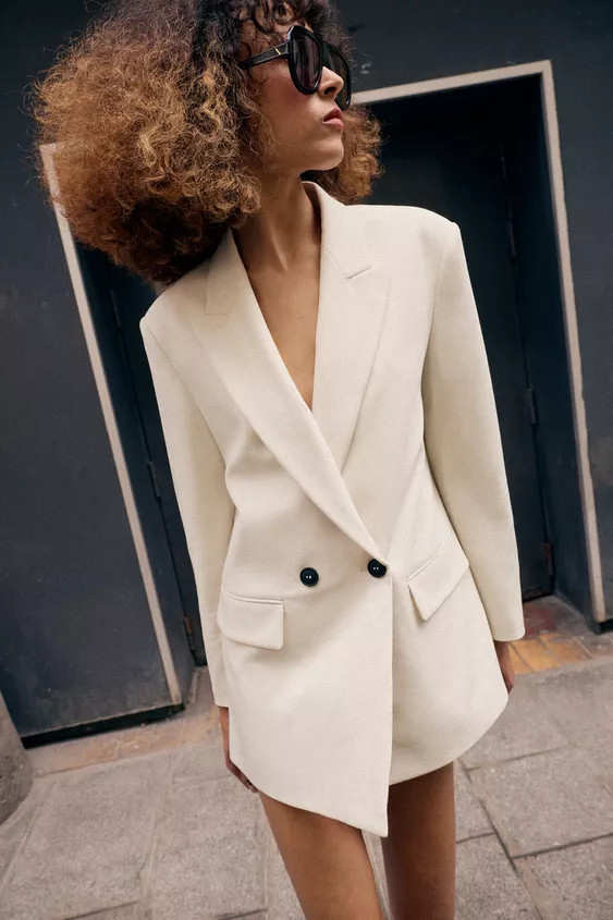 OVERSIZED DOUBLE BREASTED BLAZER | Zara Canada