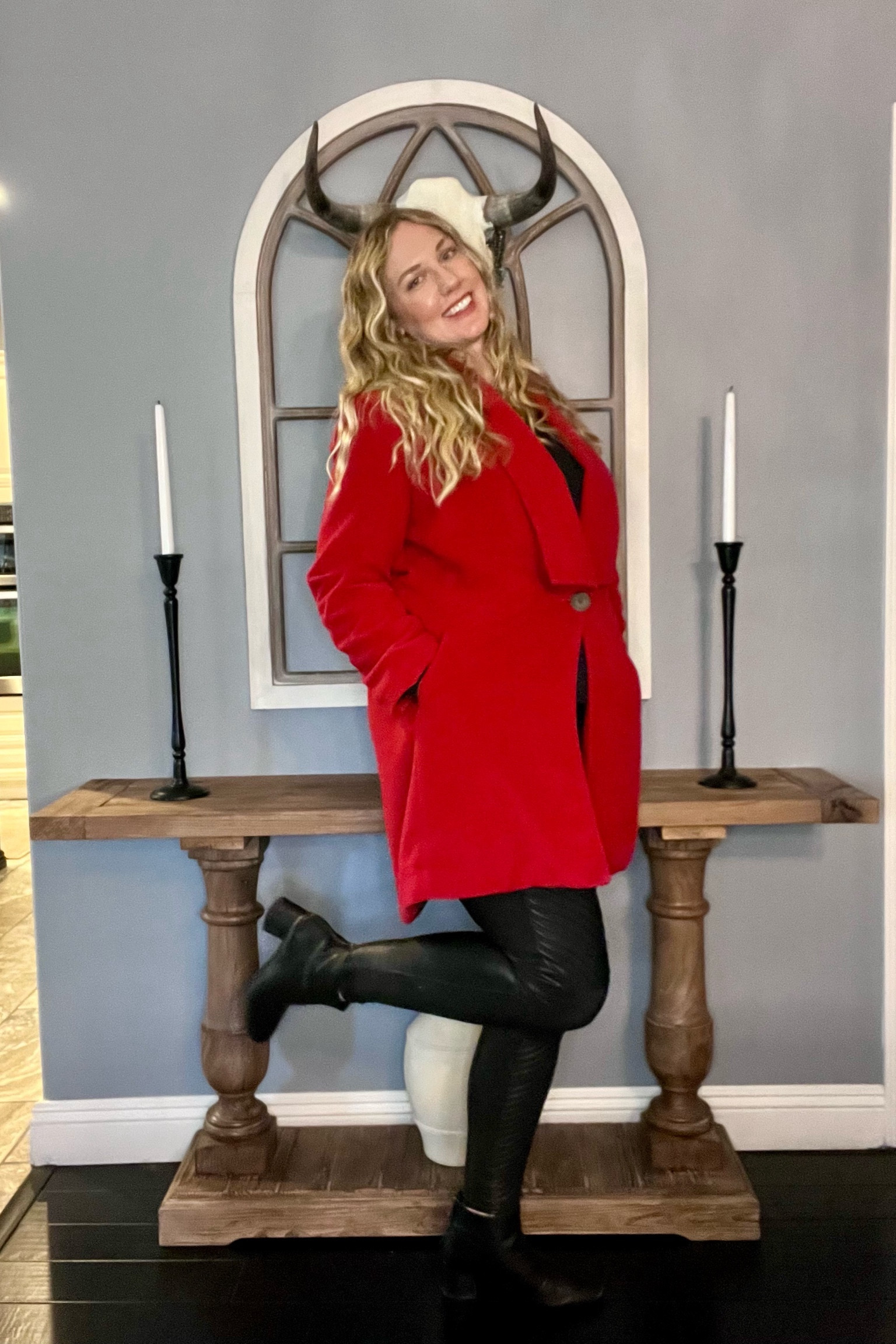 Red Coat Blazer

I loved this longer blazer style coat from Rent the Runway. It was warm  and very cozy! I rented a size XL and it fit perfectly. Style Tip: This coat would be perfect for travel as it does not wrinkle. 

I paired it with my faux leather moto leggings from Spanx, Amazon Essentials black long sleeve t-shirt and Clark’s black booties.

rise + SHINE
Southworth Design

#LTKstyletip #LTKworkwear #LTKtravel
