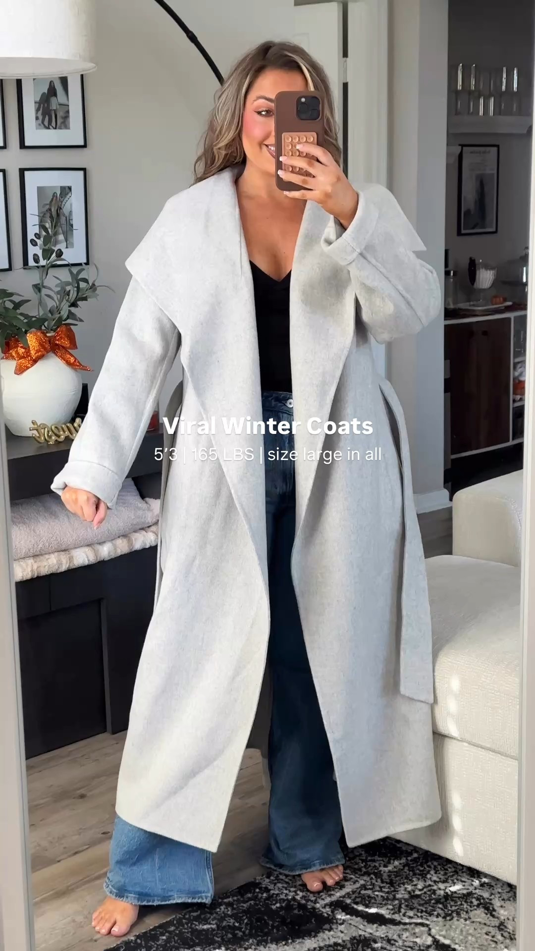 These coats look designer but are totally budget-friendly. Think tailored silhouettes, soft neutrals, and that elevated “quiet luxury” look for cold days. All linked on my LTK so you can stay warm and stylish this season.

Wearing a large in all of these

#WinterCoats #AffordableFashion #WinterOutfits #LTKFinds #CozyStyle #ColdWeatherOutfits #WinterWardrobe #LookExpensiveForLess

#LTKootd #LTKHoliday #LTKCyberWeek