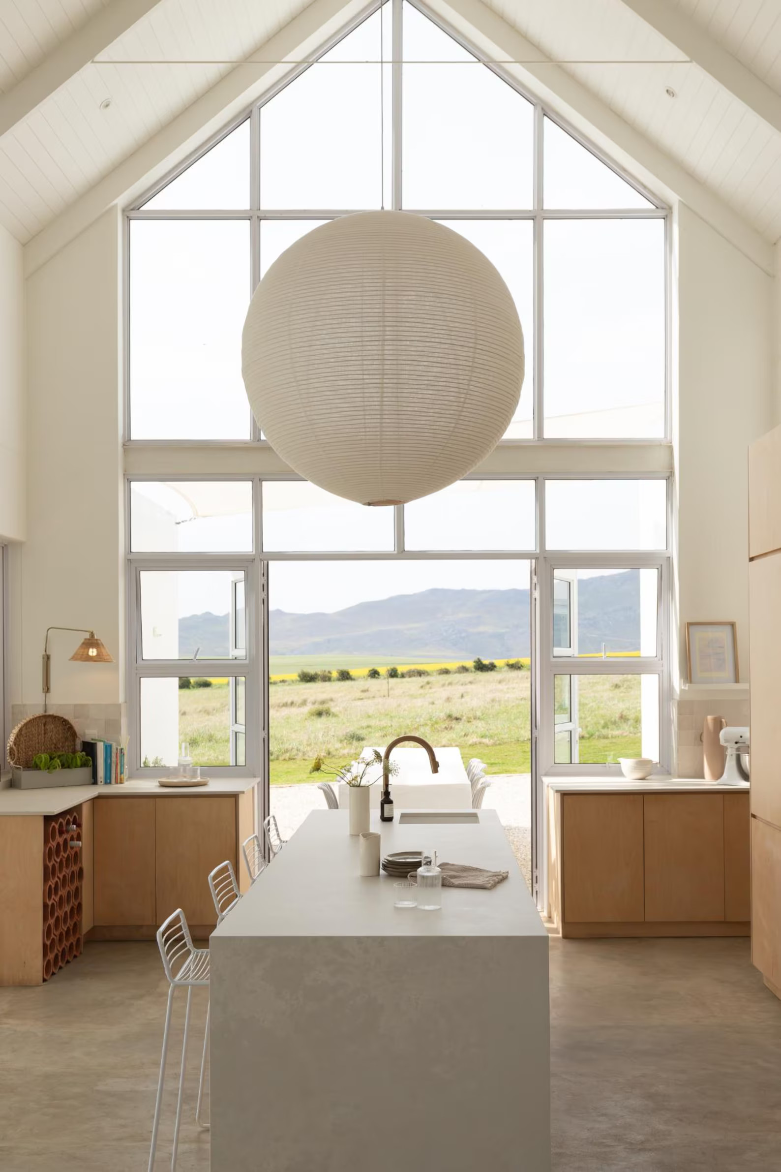 EMPIRE Off-white Linen Pendant Lamp Shade | Handmade Scandinavian Japandi Natural Lighting Fixtur... | Etsy (US)