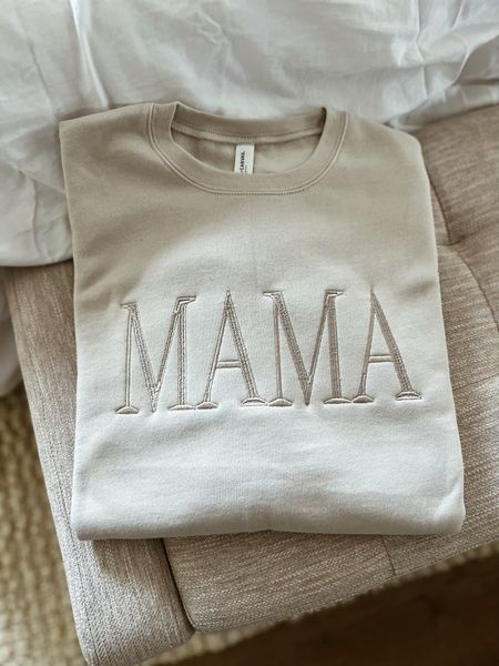OBSESSED with my new Mama sweatshirt! It’s so soft!

Mama 
Sweatshirt 
Outfit 
Maternity outfit 
Pregnancy 
Mom
Parent 
Baby
Family 
Nursery 
Bump
Fashion

#LTKunder50 #LTKbump #LTKU