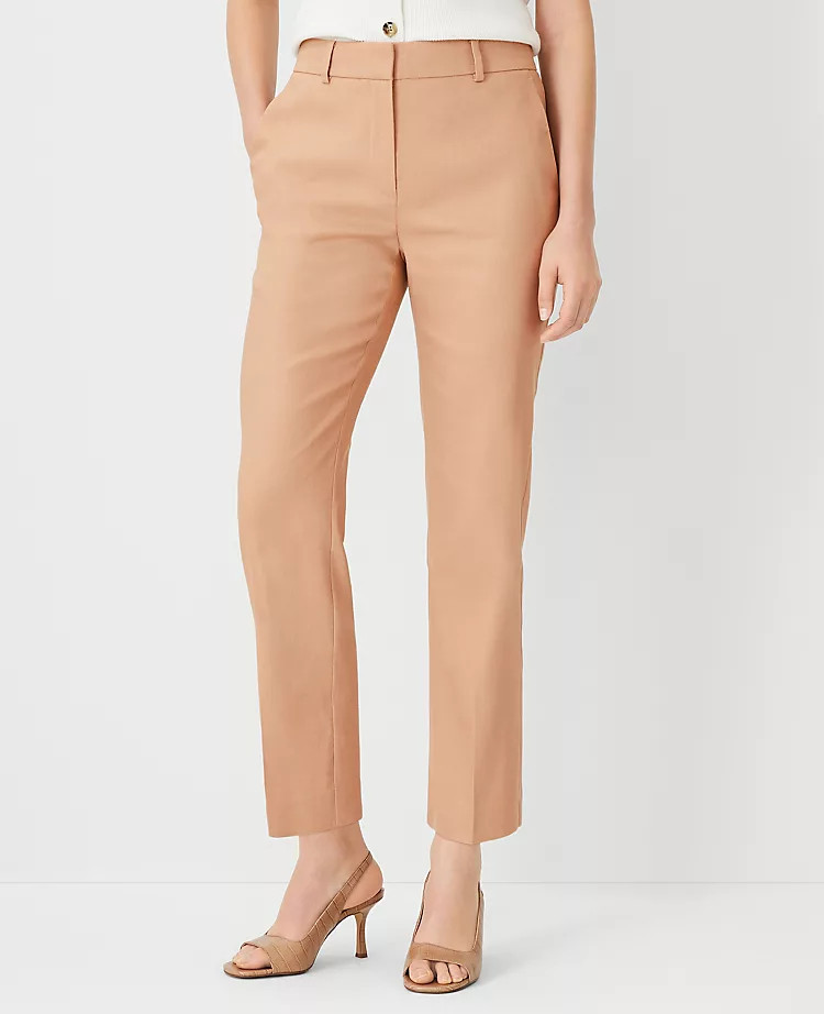 The High Rise Pencil Pant in Linen Twill | Ann Taylor (US)