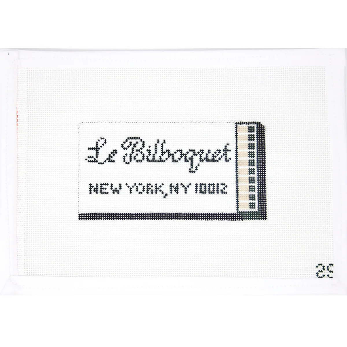 Le Bilboquet Matchbox | Greystone Needlepoint