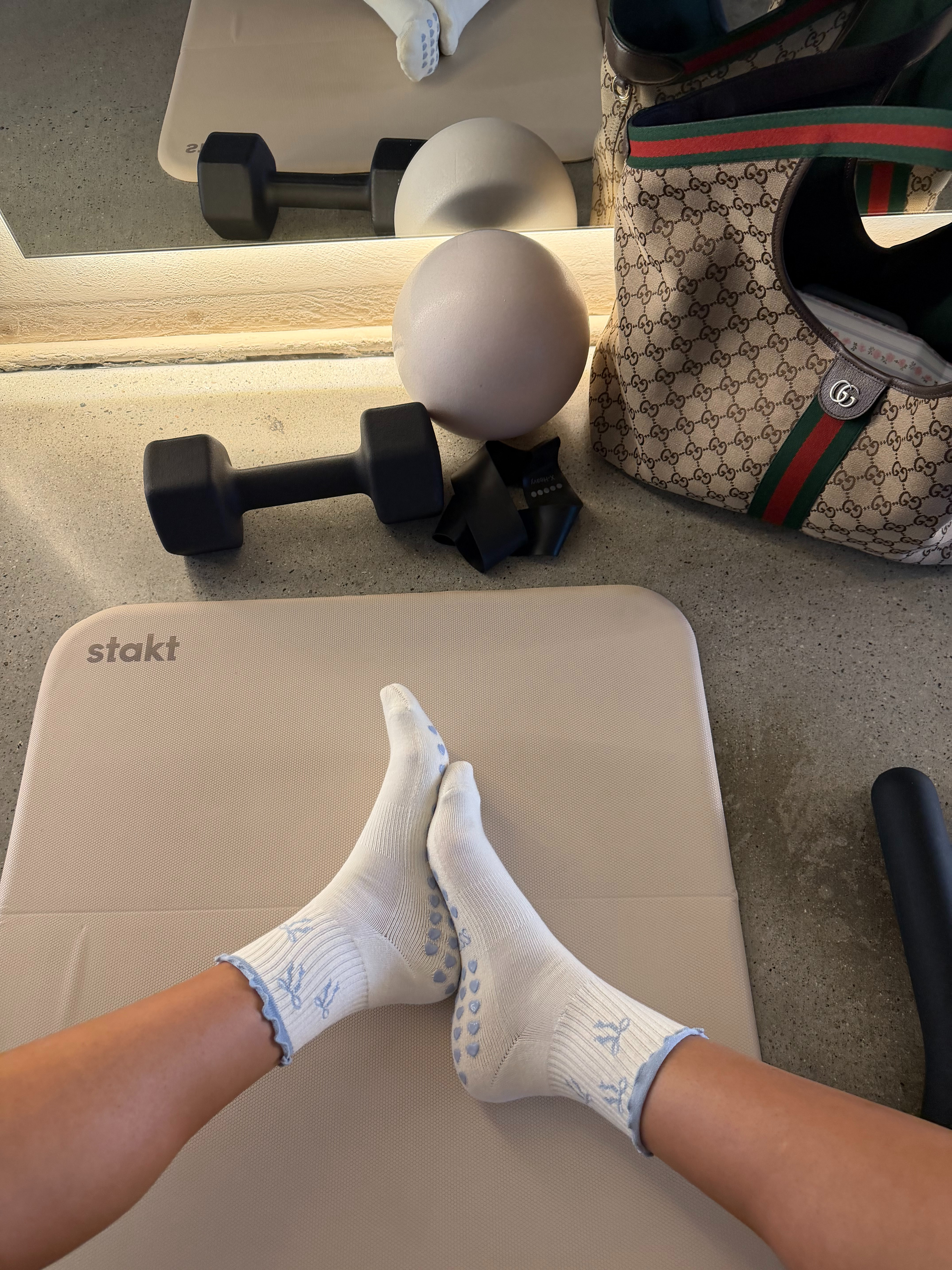 cutie grip socks from amazon! 

 #LTKootd #LTKfitnessgoals