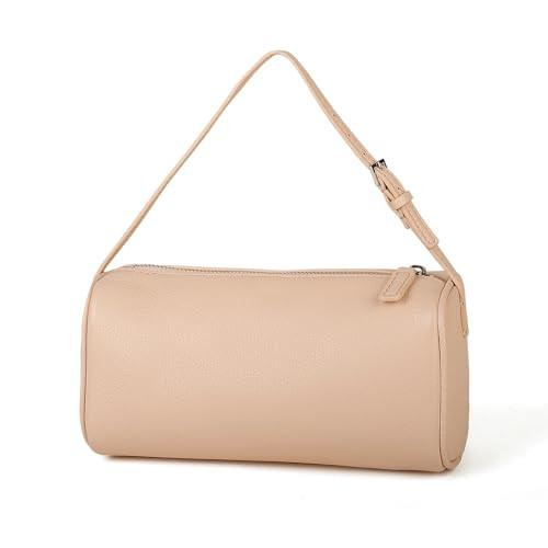 DONNAIN Premium Full-Grained Leather Crossbody Purses for Women, Hobo Bags for Women Crossbody with Adjustable Strap (Pink, Small) | Amazon (US)