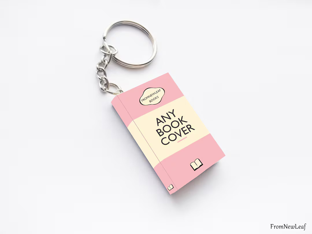 Keychain Miniature Book Custom Author Gift Book Lover Gift - Etsy | Etsy (US)