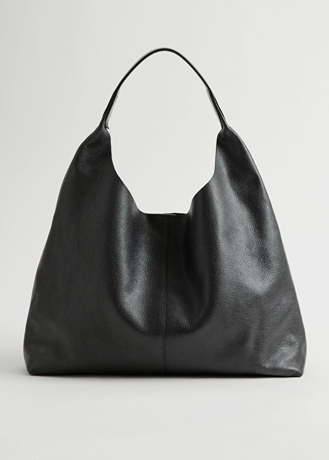 Large Leather Tote | & Other Stories US