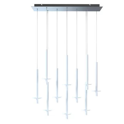 Zakaryan 10-Light Cluster Cylinder LED Pendant | Wayfair North America