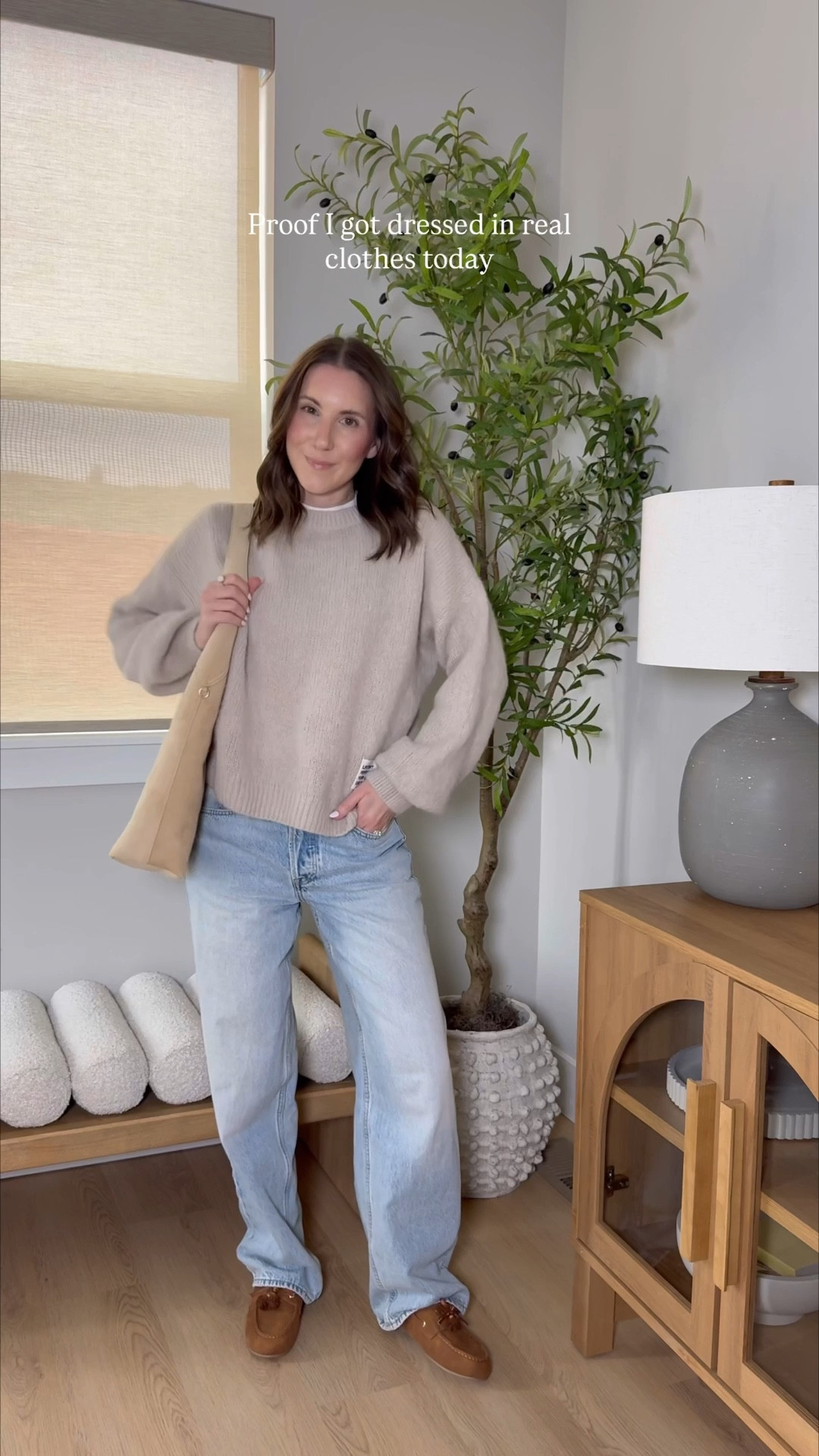 Featuring real pants😅 but really, it’s been so hard to get out of loungewear lately! Luckily these jeans are as comfortable and sweatpants!

Outfit inspo | ootd | what I’m wearing | target style | boat shoes outfit | style over 30 

#LTKmomlife #LTKootd