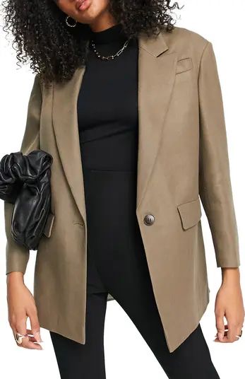 Topshop Oversize Notched Lapel Blazer | Nordstrom | Nordstrom