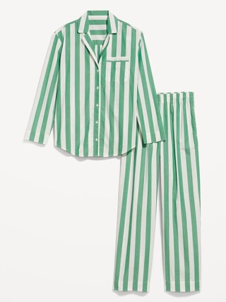 Poplin Pajama Pant Set | Old Navy (US)